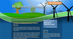 Desktop Screenshot of mommychronicle.blogspot.com
