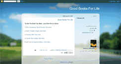 Desktop Screenshot of goodbooksforlife.blogspot.com