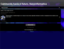 Tablet Screenshot of nanotecnologiainformatica.blogspot.com