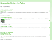 Tablet Screenshot of delegacionciclismolapalma.blogspot.com
