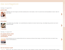 Tablet Screenshot of dassonntagskind.blogspot.com