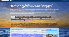 Desktop Screenshot of mainelighthousesandbeyond.blogspot.com