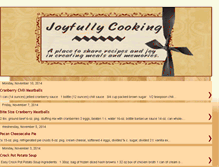 Tablet Screenshot of joyfullycooking.blogspot.com