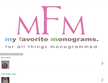 Tablet Screenshot of myfavoritemonograms.blogspot.com