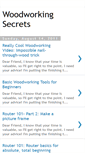 Mobile Screenshot of learnwoodworkingsecrets.blogspot.com