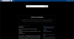 Desktop Screenshot of lovemyiguanas.blogspot.com