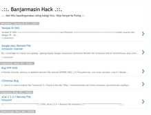 Tablet Screenshot of banjar-hack.blogspot.com