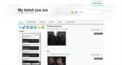 Desktop Screenshot of myfetishyouare.blogspot.com