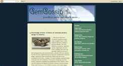 Desktop Screenshot of gemgossip.blogspot.com