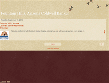 Tablet Screenshot of fountainhillsrealestateagent.blogspot.com