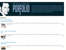 Tablet Screenshot of pacomarinporfolio.blogspot.com