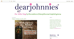 Desktop Screenshot of dearjohnnies.blogspot.com