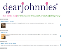 Tablet Screenshot of dearjohnnies.blogspot.com