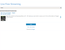 Tablet Screenshot of livefreestreaming.blogspot.com