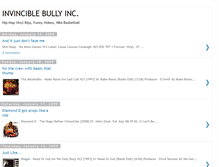 Tablet Screenshot of invinciblebully.blogspot.com