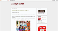 Desktop Screenshot of cherrychatter.blogspot.com