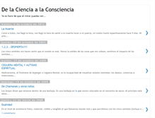 Tablet Screenshot of delacienciaalaconciencia.blogspot.com