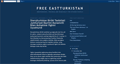 Desktop Screenshot of free-eastturkistan.blogspot.com