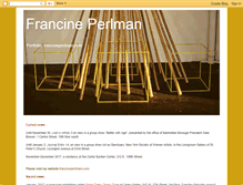 Tablet Screenshot of francineperlman.blogspot.com
