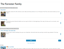 Tablet Screenshot of forresterfamilyblog.blogspot.com