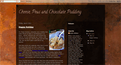 Desktop Screenshot of cheesepeasandchocolate.blogspot.com