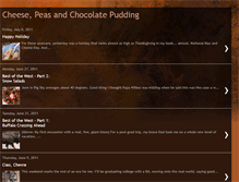 Tablet Screenshot of cheesepeasandchocolate.blogspot.com