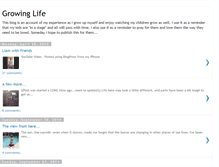 Tablet Screenshot of life-growing.blogspot.com