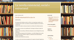 Desktop Screenshot of novelaespanoladenuestrotiempo.blogspot.com