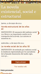 Mobile Screenshot of novelaespanoladenuestrotiempo.blogspot.com