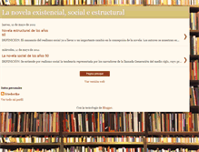 Tablet Screenshot of novelaespanoladenuestrotiempo.blogspot.com