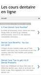 Mobile Screenshot of les-cours-dentaires.blogspot.com