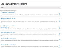 Tablet Screenshot of les-cours-dentaires.blogspot.com