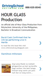 Mobile Screenshot of hourglassproduction.blogspot.com