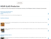 Tablet Screenshot of hourglassproduction.blogspot.com