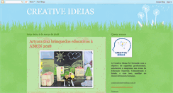 Desktop Screenshot of creativeideias.blogspot.com
