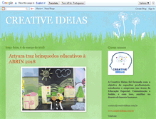 Tablet Screenshot of creativeideias.blogspot.com