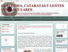 Tablet Screenshot of glaucomaycataratalentesintraoculares.blogspot.com