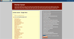 Desktop Screenshot of ovariancancer99.blogspot.com
