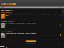 Tablet Screenshot of dukesbundle.blogspot.com