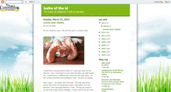 Desktop Screenshot of haikuoftheid.blogspot.com