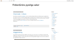 Desktop Screenshot of frokengronspyssligasaker.blogspot.com