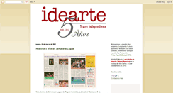 Desktop Screenshot of idearteproduccionesindependientes.blogspot.com