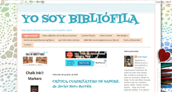 Desktop Screenshot of bibliofilayosoy.blogspot.com