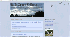 Desktop Screenshot of bellegraceshilohs.blogspot.com