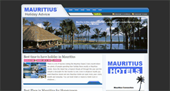 Desktop Screenshot of mauritiusholidayadvice.blogspot.com