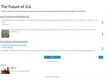 Tablet Screenshot of futureofica.blogspot.com