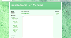 Desktop Screenshot of kuliah-agama.blogspot.com