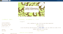 Desktop Screenshot of littlebohemiankids.blogspot.com