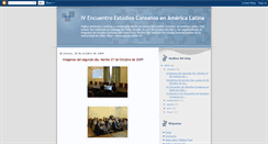 Desktop Screenshot of cuartoencuentroestudioscoreanos.blogspot.com