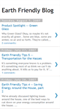 Mobile Screenshot of earthfriendlyblog.blogspot.com